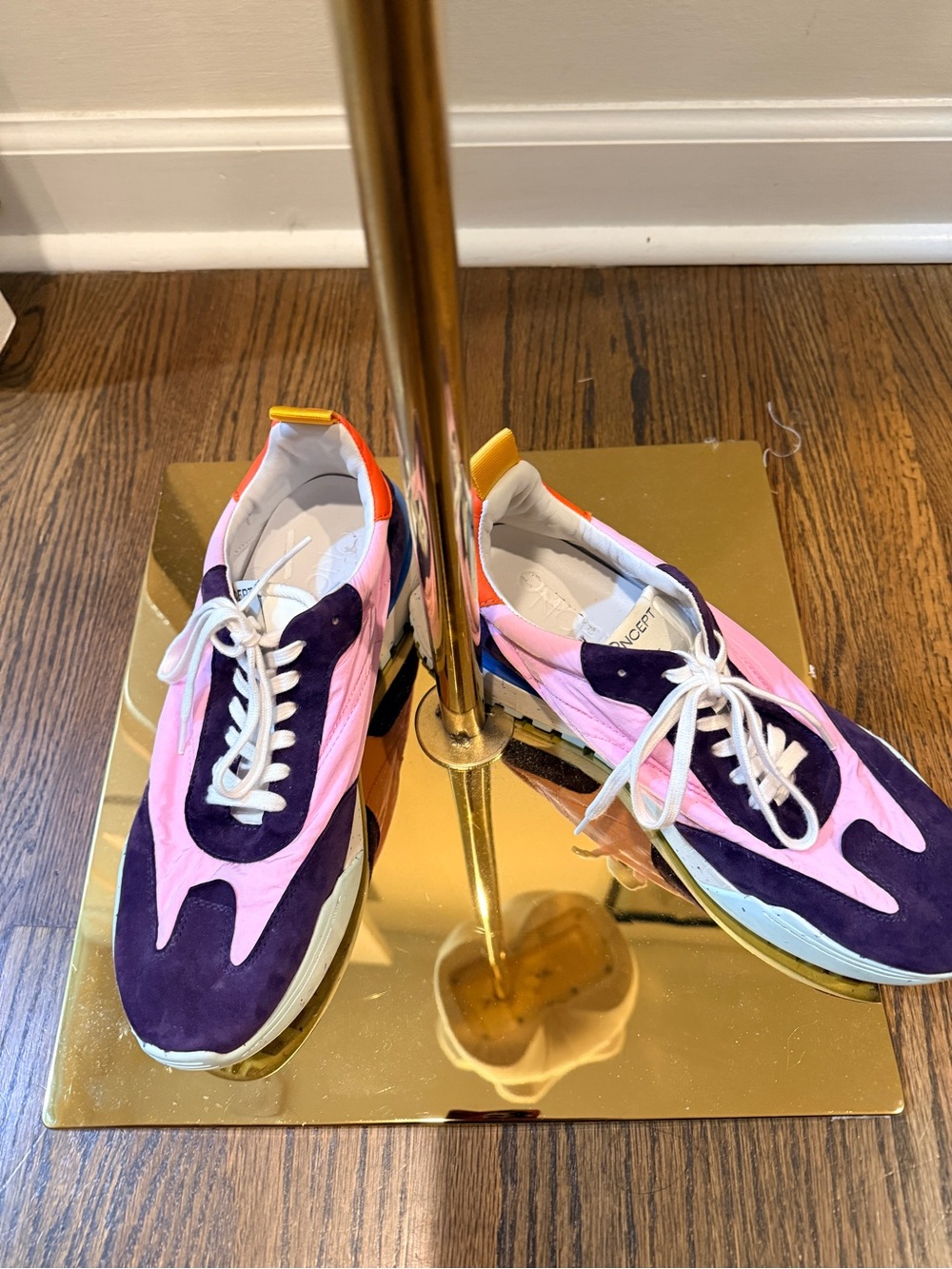 Colorblock Pink and Purple Women's Sneakers - Stylish Casual Runner